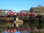 BML 53 Leads an Excursion over Sebasticook River in Burnham